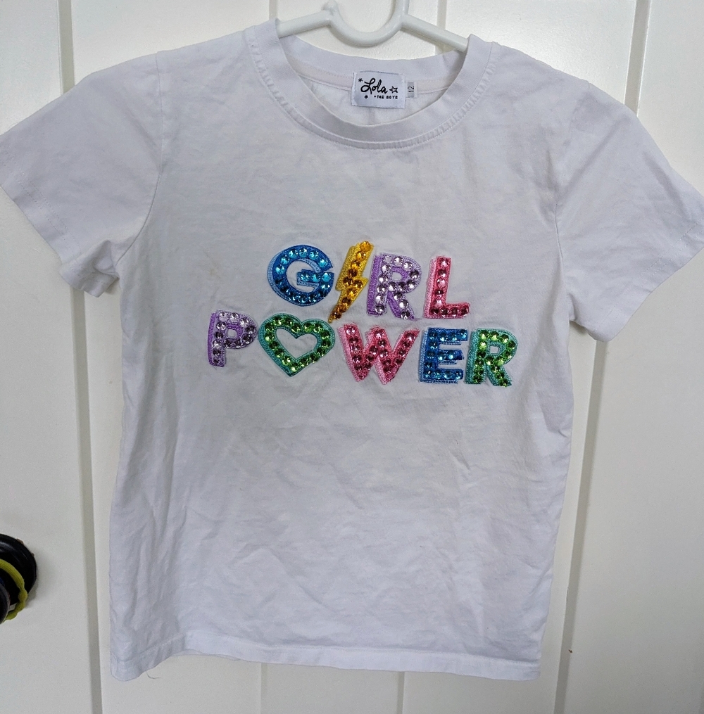 Lola + The Boys Girl Power Shirt Size 12